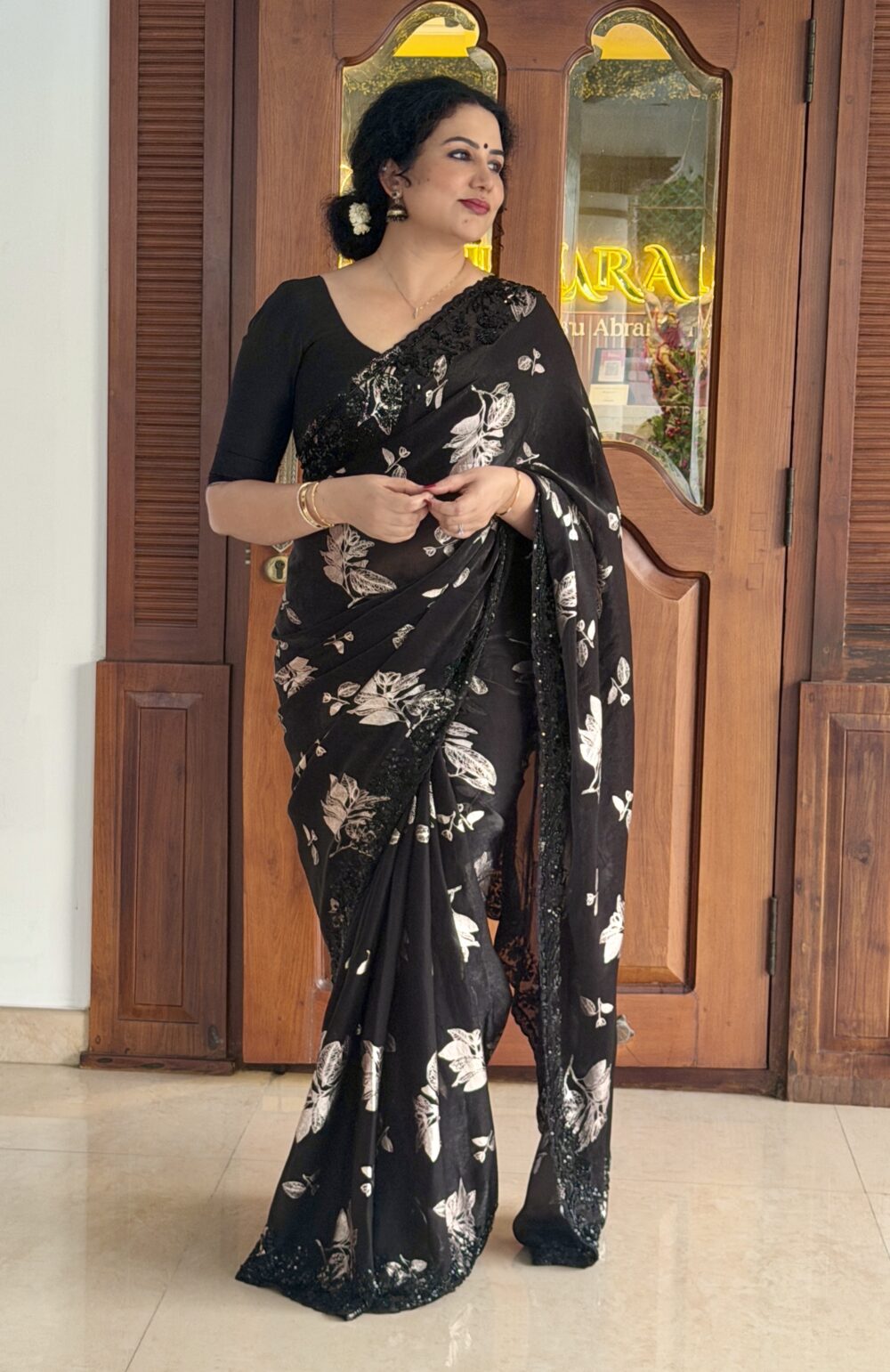 Soft Silk Organza Shimmer Saree